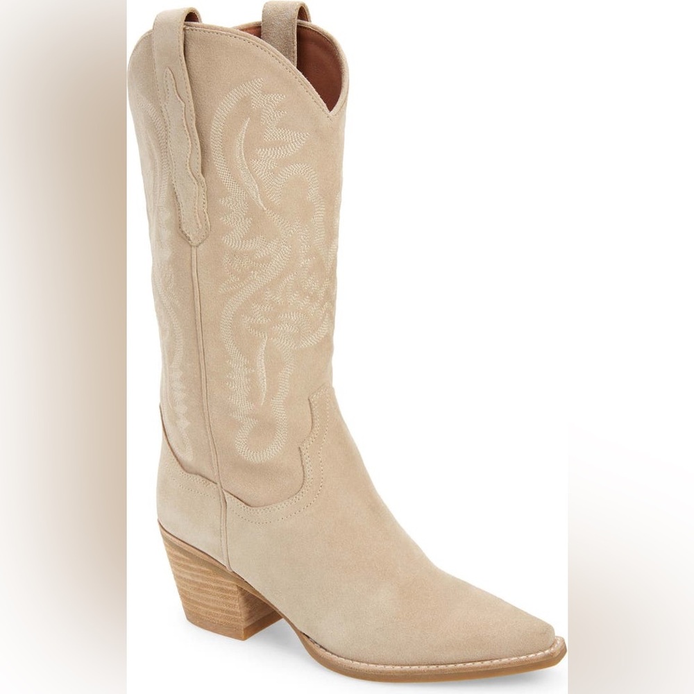 Jeffrey Campbell Dagget Sand Suede Boots